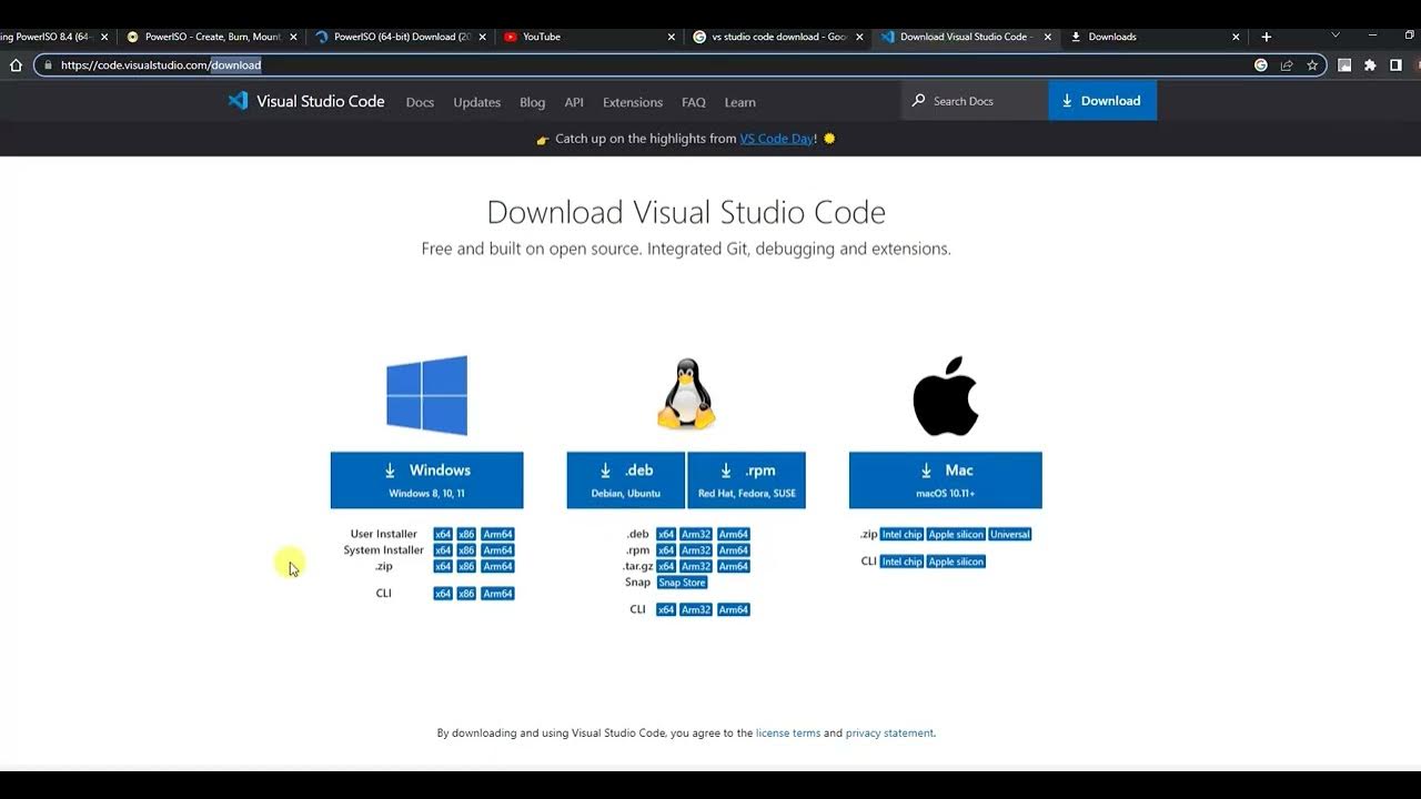 Visual Studio Code for the web installation - YouTube