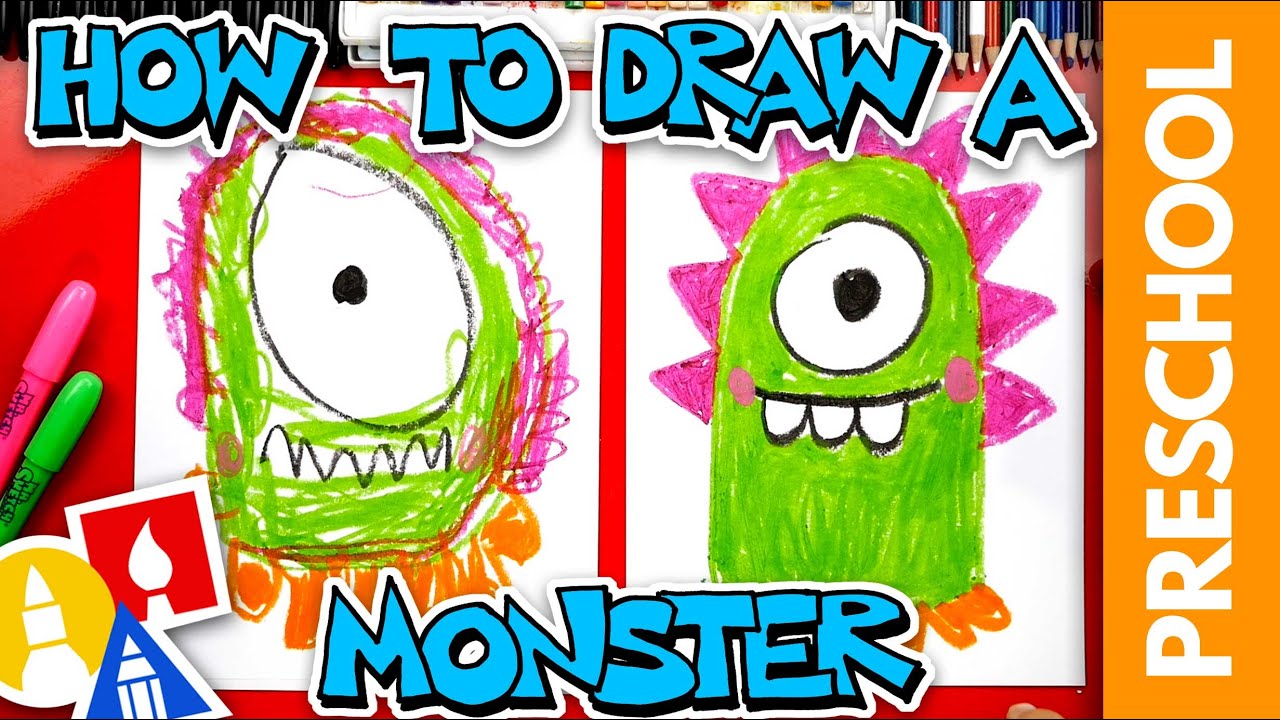 monster drawing for kids