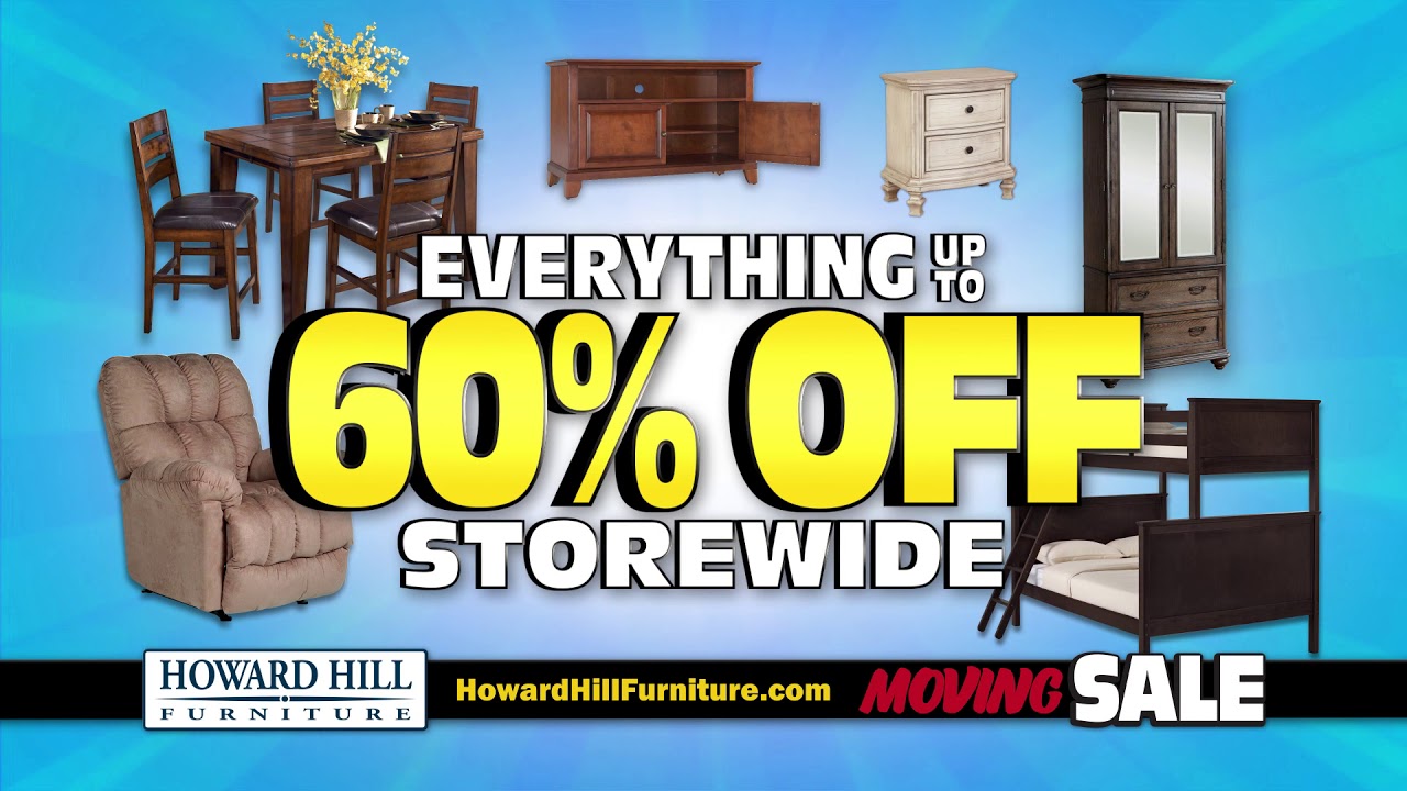 Howard Hill Furniture Moving Sale YouTube