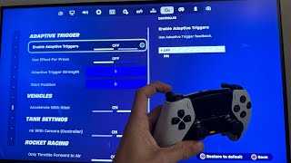 Fortnite PS5: How to Turn On/Off Controller Adaptive Trigger Effects Tutorial! (For Beginners) 2024 Profile