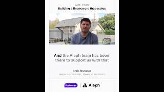 Postscript was live with Aleph in a day.