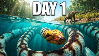 DAY 1 of Surviving as a Giant Titanoboa... Here's What Happened screenshot 1