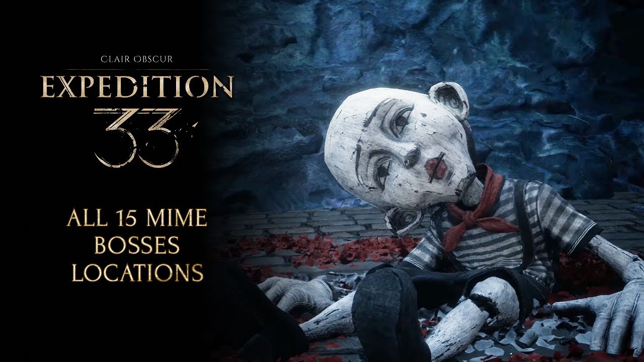 ALL 15 MIME BOSSES LOCATIONS in CLAIR OBSCUR - How to get all baguette sets & special hair