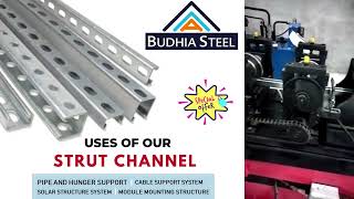 How are Strut Channels made?  Budhia steel | Apna Roofing