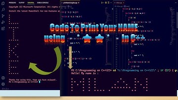 How to print your name using *  in C++ 🔥#Pattern in C++ to print any Name 🔥,  pattern problem in C++