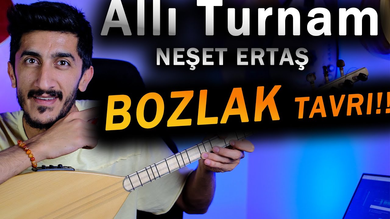 ALLI TURNAM SOLFEJ SAZ NOTALARI | NEŞET ERTAŞ Allı Turnam Kısa Sap Bağlama Solfej Dersi