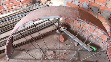 Kho Tư liệu Xây dựng - Cách thi công cốp pha và cốt thép mái vòm trang trí cho biệt thự, lâu đài