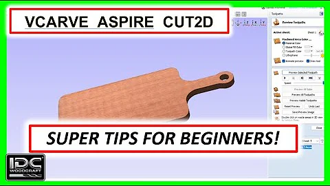 Vectric - Super Tips For The Beginner, Vcarve, Aspire & Cut2D - Vectric Tutorial