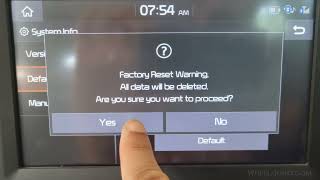 How to factory reset the infotainment system in Kia Sportage by WheelsJoint 15 views 1 day ago 1 minute, 25 seconds