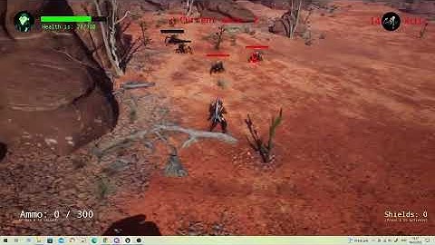 Final result of Mars Marine - Project based on Udemy course: Unreal Engine Blueprint Game Developer