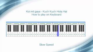 Koi mil gaya keyboard tutorial   Kuch kuch hota hai