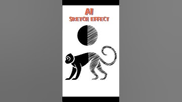 Adobe Illustrator 2025 - Tips Create Sketch Effect #srgraphicsshorts #design #adobe #remix