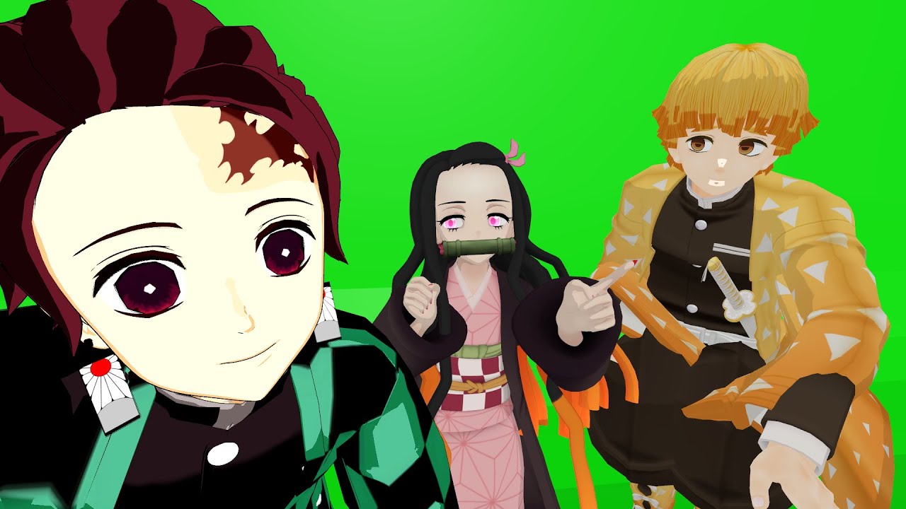 Tanjiro Oni e Nezuko Humana Respondem em Demon Slayer Vr 