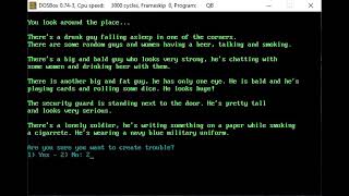 Wild v.0.4 - QBASIC TEXT RPG for MSDOS
