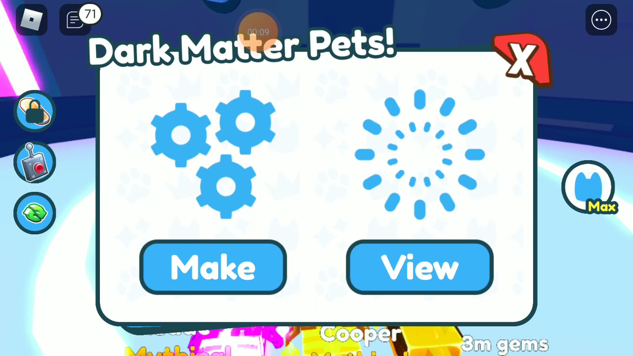 Claiming 2 dm pets in pet simulator x