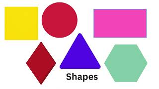 Shapes, for Kindergarten and Grade 1.