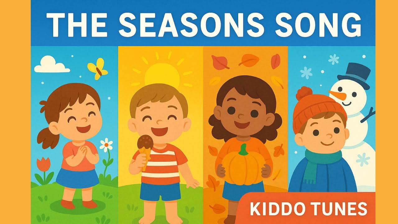 The Seasons Song πΈβοΈπβοΈ | Fun Kids Song About Spring, Summer, Fall, and Winter | Kiddo Tunes The Seasons Song πΈβοΈπβοΈ | Fun Kids Song About Spring, Summer, Fall, and Winter | Kiddo Tunes