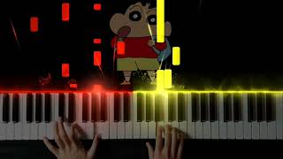 This Reminds You Of Your Childhood - Shinchan Family Theme Music (Piano Cover)