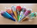 Piping Bags Slime Making #crunchyasmr