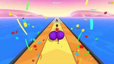 Twerk Race 3D game android ios gameplay apk walkthrough all levels #1