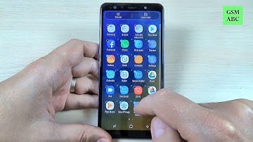 Samsung Galaxy A7 & A9 (2018) - How to Move, Group, Delete Apps & Create Folder