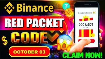 Binance Red Packet Code Today | RedPacket Code in Binance Today | Red PacketCode Today Binance