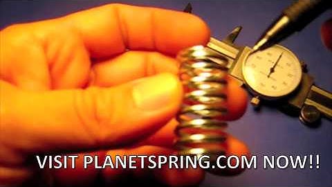 How To Measure Compression Springs