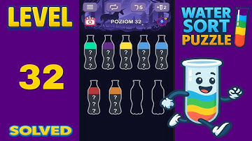 Water Sort Puzzle – Level 32 | Fast & Clean Solution