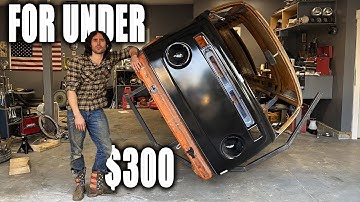 DIY Rotisserie With Build Plans | VW Bus Restoration Episode 30