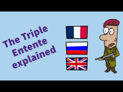 The Triple Entente کی وضاحت کی گئی (WWI) - تاریخ GCSE