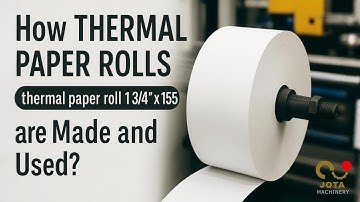 How 1¾″×155′ Thermal Paper Rolls Are Made Inside the Factory | From Jumbo Roll to POS Receipt