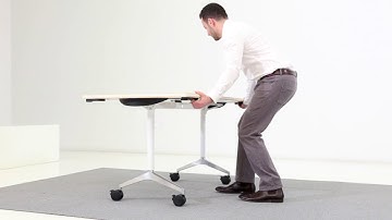 How to operate a Wilkhahn Timetable - mobile meeting table