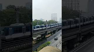 4-Car Trains of MRT 3 #shorts #mrt #manila #philippines