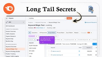 Hoe vind je long tail-zoekwoorden met Semrush Keyword Magic Tool?