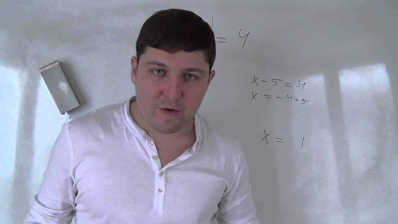 Алгебра 8 класс. Уравнения с модулями - YouTube