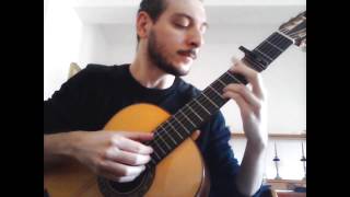 Video thumbnail of "'Belle qui tiens ma vie' Pavane de Thoinot Arbeau (guitar arrangement)"