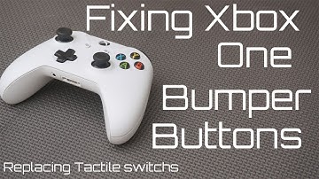 How to Fix Xbox One Bumper Buttons (LB, RB) Replacing Tactile Switches