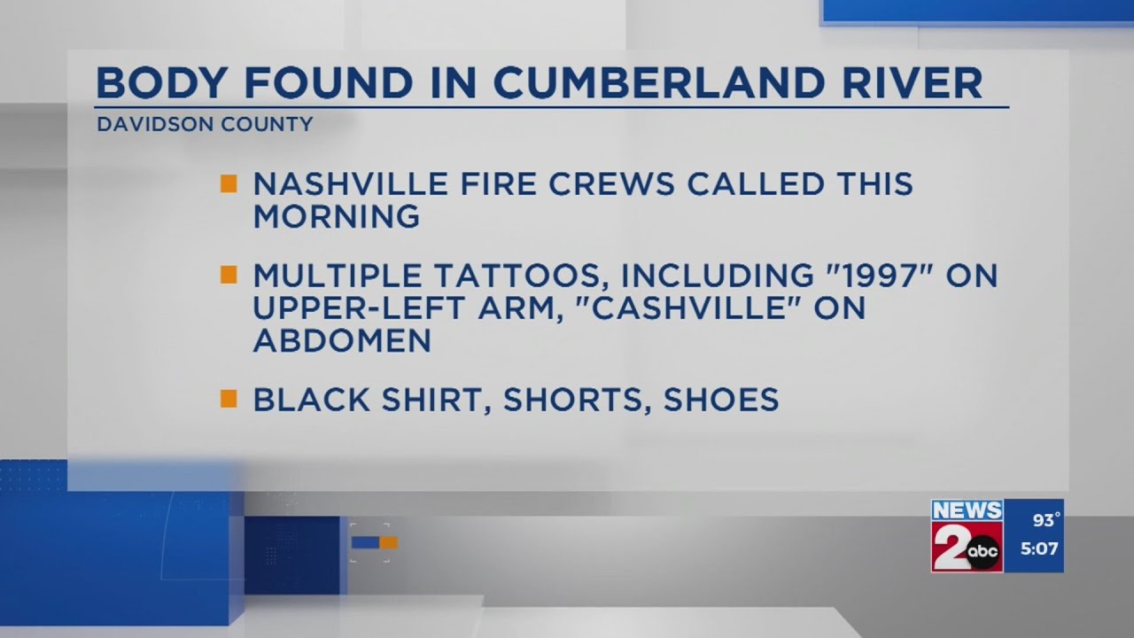 Body found floating in Cumberland River - YouTube