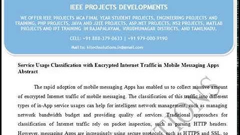Service Usage Classification with Encrypted Internet Traffic in Mobile Messaging Apps