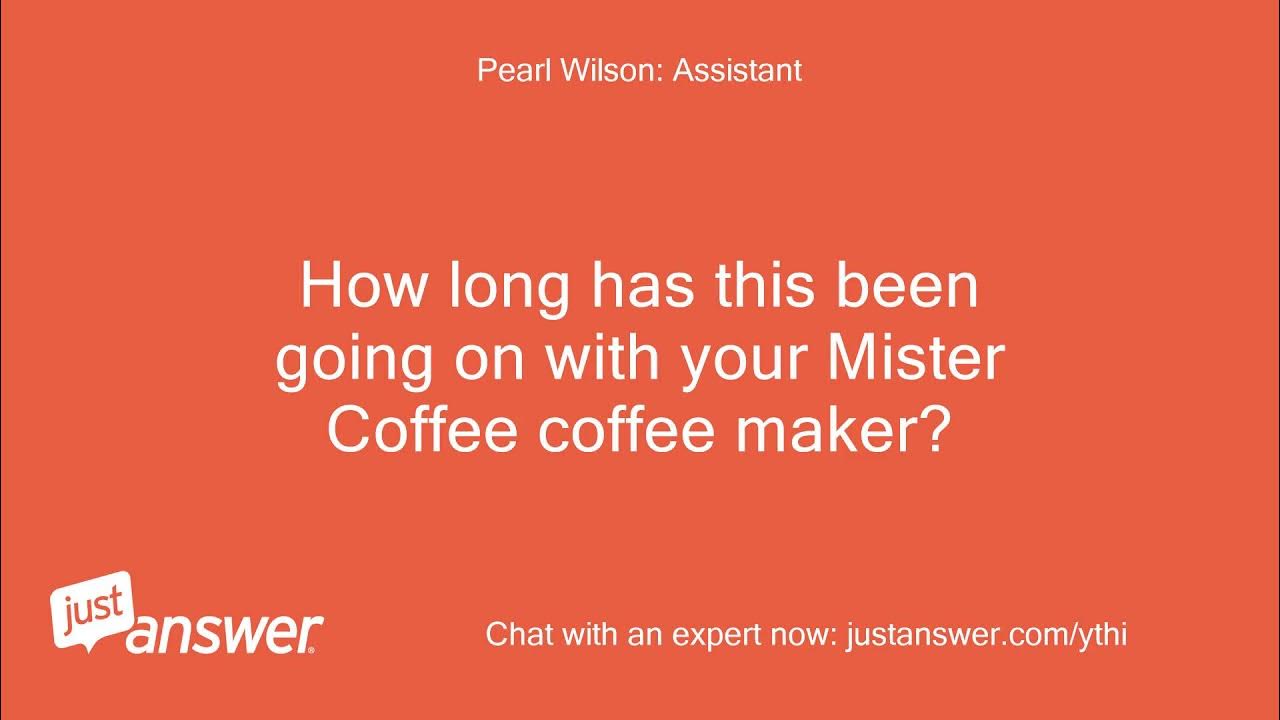 I have a new Mr. Coffee BVMCMMX23 with an error of Ec6. YouTube