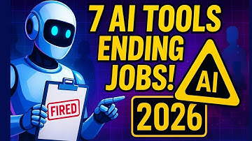7 AI Tools That Could Replace Entire Jobs by 2026 | tech shift