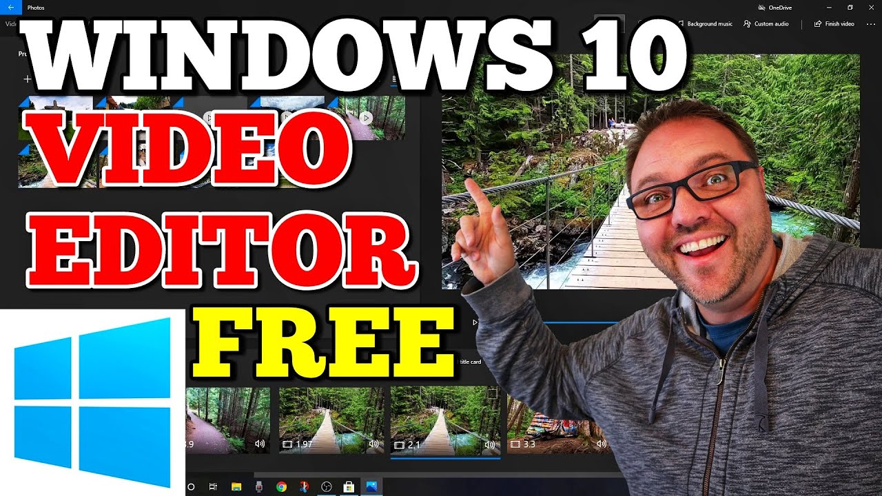 ⁣How to use Windows 10 Video Editor Software | Free