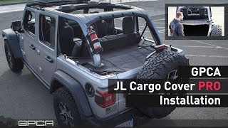 GPCA Jeep Wrangler JL Cargo Cover PRO Intro and Installations screenshot 1