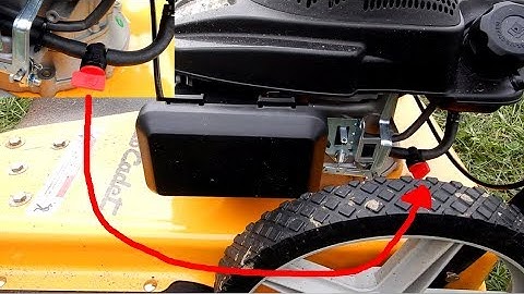 Install Fuel Shut Off Valve on a Cub Cadet ST 100 field trimmer mower