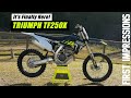 We finally rode the 2024 triumph tf250x  whiskey throttle media