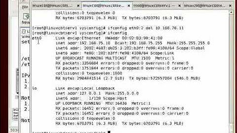 Redhat Enterprise linux 5 Network Config Part3   YouTube