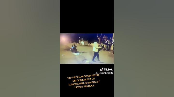 حالة الشعب المغربي الجريح في بلده. الدق والسكات — الأفريقي يعتدي على ابن البلد ولا احد يتدخل.