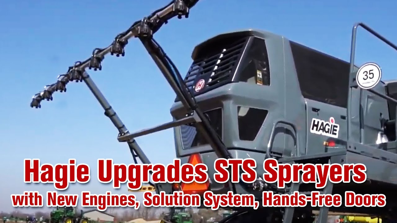 Hagie Upgrades STS Sprayers with New Engines, Solution System, Hands