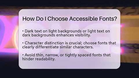 How Do I Choose Accessible Fonts? - Trend Unwrapper