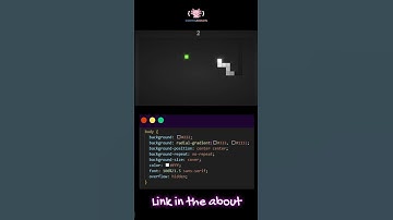 Snake Game with HTML, CSS & JS #shorts #codingaxolotl